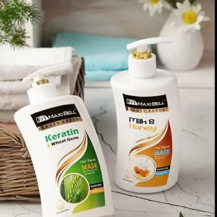 ماسک مو جوانه گندم داخل حمام