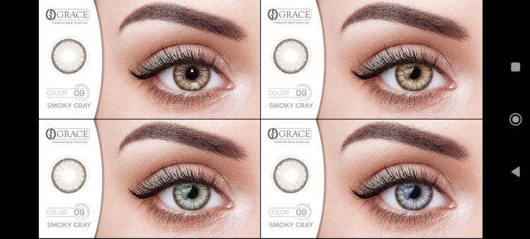 لنز زیبایی رنگی