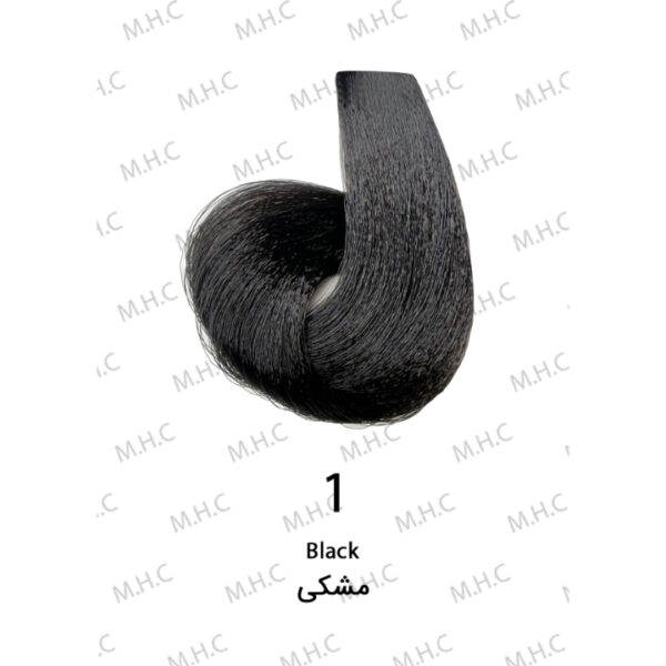 رنگ مو مشکی طبیعی
