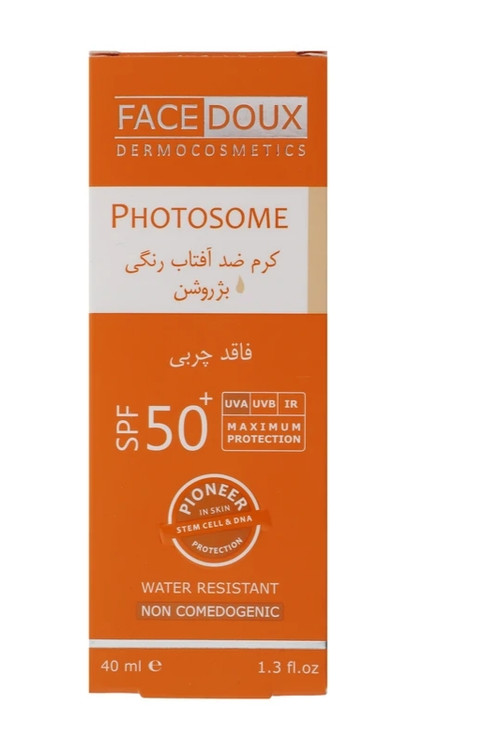 ضد آفتاب رنگی فیس دوکس پوست چرب